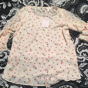 Cherry blouse Lauren Conrad